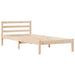 Cadru de pat Maro 208.6 x 157.6 x 69.4 cm Lemn de pin masiv - WALTI WALTI