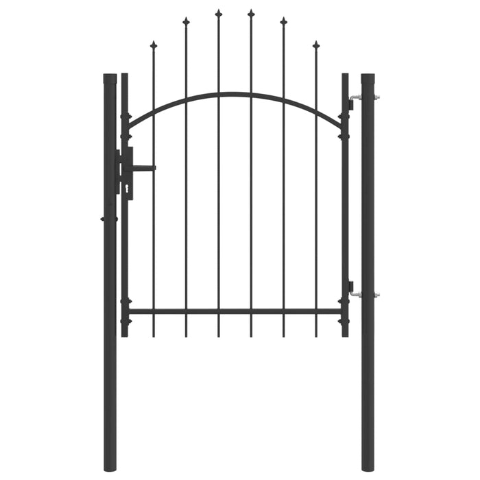 Poartă de grădină cu blocare Woerden Gri 150 x 100 cm Oțel WALTI
