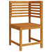 Set de Bănci pentru Grădină 3 pcs Maro lemn masiv de acacia - WALTI WALTI