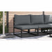 Seturi de mobilier de exterior cu pernă cu pernă Negru și antracit - WALTI WALTI