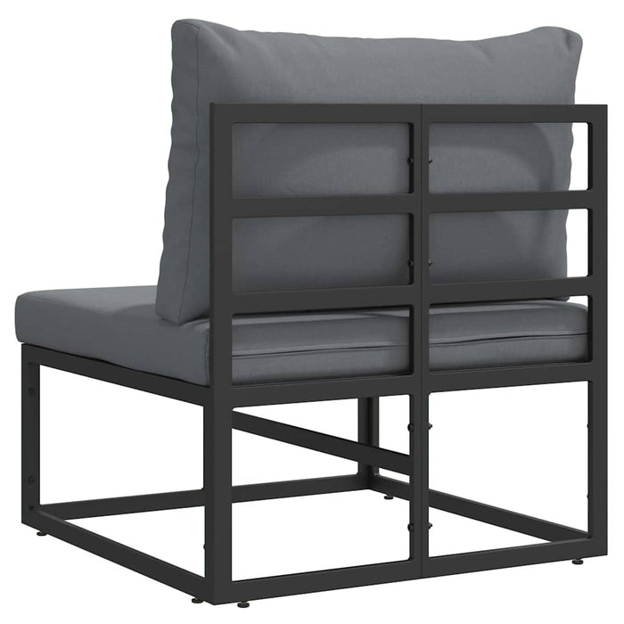 Seturi de mobilier de exterior cu pernă cu pernă Negru și antracit - WALTI WALTI