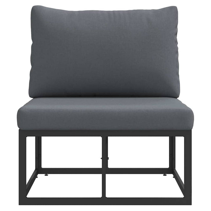 Seturi de mobilier de exterior cu pernă cu pernă Negru și antracit - WALTI WALTI
