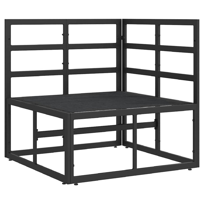 Seturi de mobilier de exterior cu pernă cu pernă Negru și antracit - WALTI WALTI