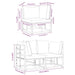 Seturi de mobilier de exterior cu pernă cu pernă 2 pcs Negru și antracit - WALTI WALTI