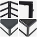 Seturi de mobilier de exterior cu pernă cu pernă 3 pcs Negru și antracit - WALTI WALTI