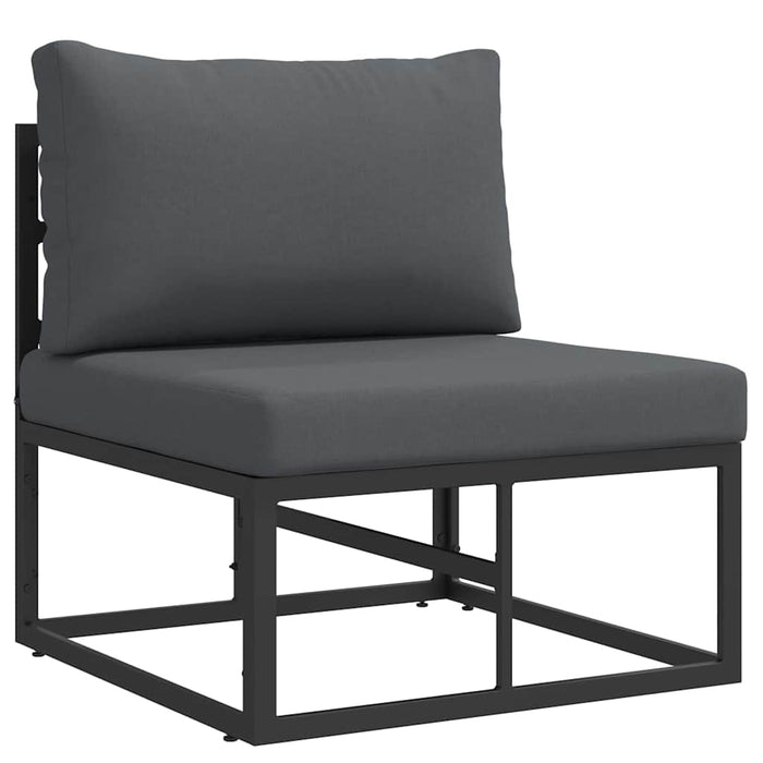 Seturi de mobilier de exterior cu pernă cu pernă 3 pcs Negru și antracit - WALTI WALTI