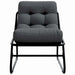 Mobilier de grădină cu pernă 2 pcs Negru 60,5 x 81 x 71 cm - WALTI WALTI