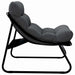 Mobilier de grădină cu pernă 2 pcs Negru 60,5 x 81 x 71 cm - WALTI WALTI