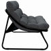 Mobilier de grădină cu pernă Negru 110 x 81 x 71 cm - WALTI WALTI