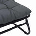 Mobilier de grădină 3 pcs Negru Oțel vopsit electrostatic - WALTI WALTI