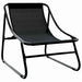 Mobilier de grădină 3 pcs Negru Oțel vopsit electrostatic - WALTI WALTI