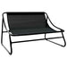 Mobilier de grădină 3 pcs Negru Oțel vopsit electrostatic - WALTI WALTI