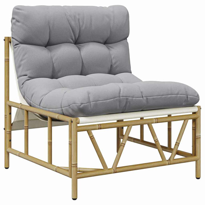 Scaun pentru Grădină 2 pcs Gri deschis 75 x 75 x 71 cm Oțel - WALTI WALTI