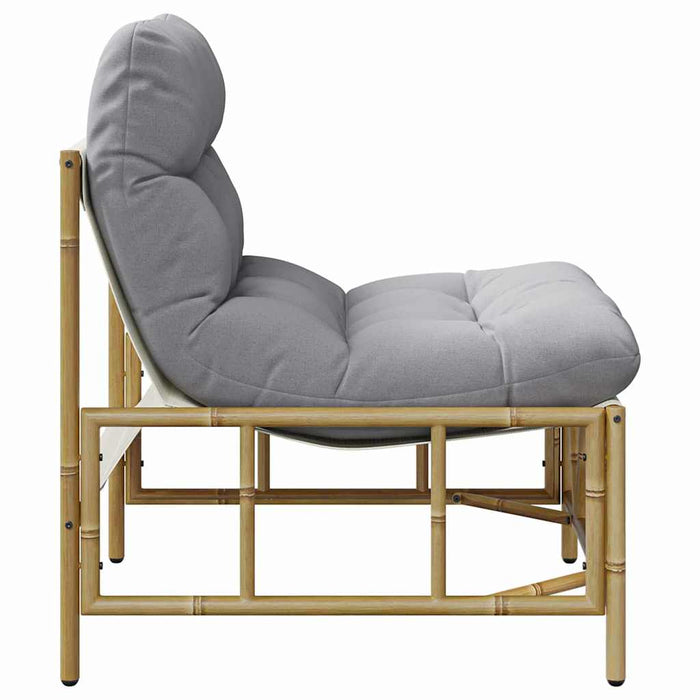 Scaun pentru Grădină 2 pcs Gri deschis 75 x 75 x 71 cm Oțel - WALTI WALTI