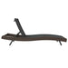 Șezlong 1-persoană 70 x 197 x 82 cm Ratan poli, Metal - WALTI WALTI