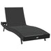 Șezlong 2 pcs Negru poliratan - WALTI WALTI