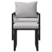 Mobilier de grădină cu pernă 4 pcs Gri deschis Poliester - WALTI WALTI