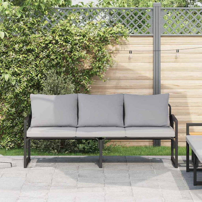 Mobilier de grădină Gri deschis 180 x 72,5 x 71 cm Poliester - WALTI WALTI