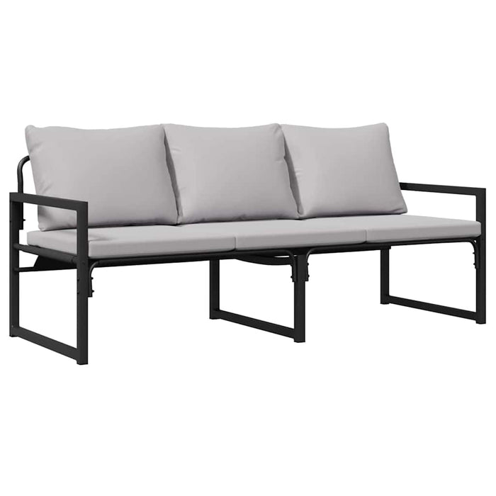 Mobilier de grădină Gri deschis 180 x 72,5 x 71 cm Poliester - WALTI WALTI