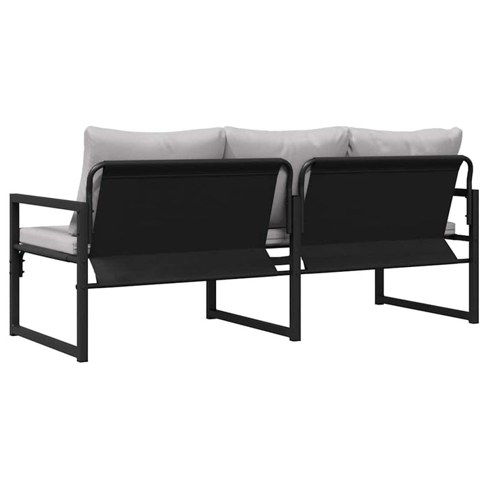 Mobilier de grădină Gri deschis 180 x 72,5 x 71 cm Poliester - WALTI WALTI