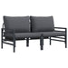 Seturi de mobilier de exterior cu pernă cu pernă 2 pcs Antracit - WALTI WALTI