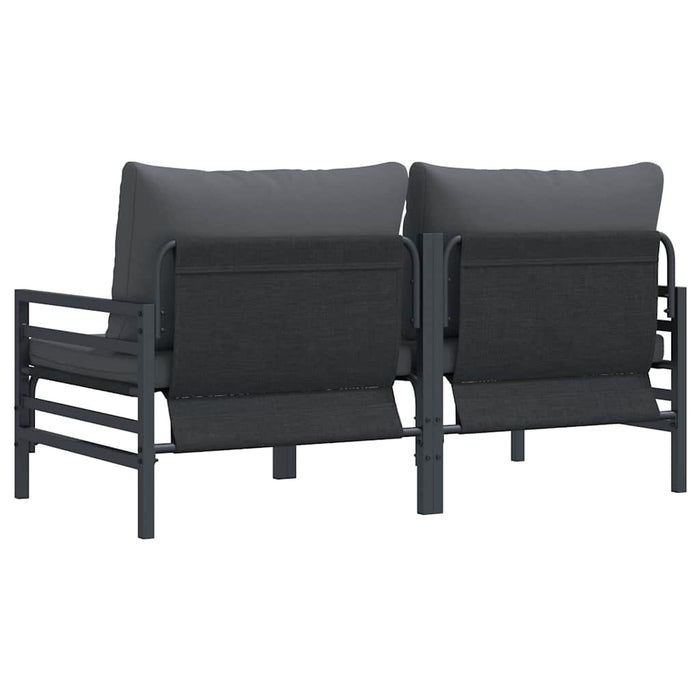 Seturi de mobilier de exterior cu pernă cu pernă 2 pcs Antracit - WALTI WALTI