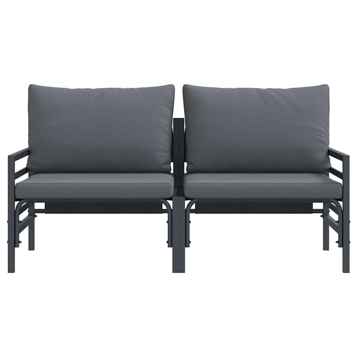 Seturi de mobilier de exterior cu pernă cu pernă 2 pcs Antracit - WALTI WALTI
