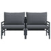 Seturi de mobilier de exterior cu pernă cu pernă 2 pcs Antracit - WALTI WALTI