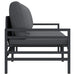 Seturi de mobilier de exterior cu pernă cu pernă 2 pcs Antracit - WALTI WALTI
