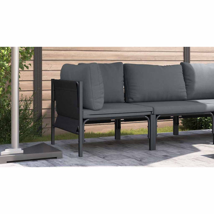 Seturi de mobilier de exterior cu pernă cu pernă Antracit - WALTI WALTI