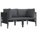 Seturi de mobilier de exterior cu pernă cu pernă 2 pcs Antracit - WALTI WALTI