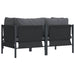 Seturi de mobilier de exterior cu pernă cu pernă 2 pcs Antracit - WALTI WALTI