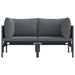 Seturi de mobilier de exterior cu pernă cu pernă 2 pcs Antracit - WALTI WALTI