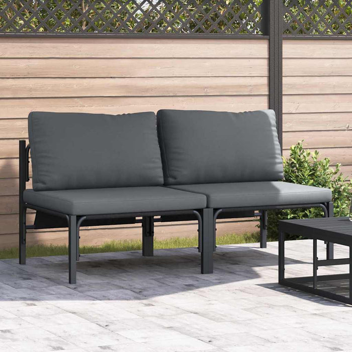 Seturi de mobilier de exterior cu pernă cu pernă 2 pcs Antracit - WALTI WALTI