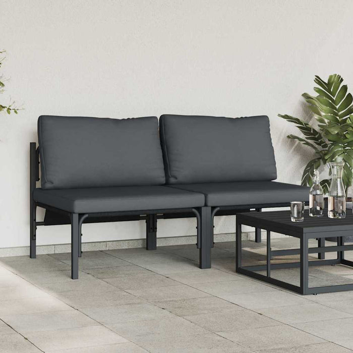 Seturi de mobilier de exterior cu pernă cu pernă 2 pcs Antracit - WALTI WALTI