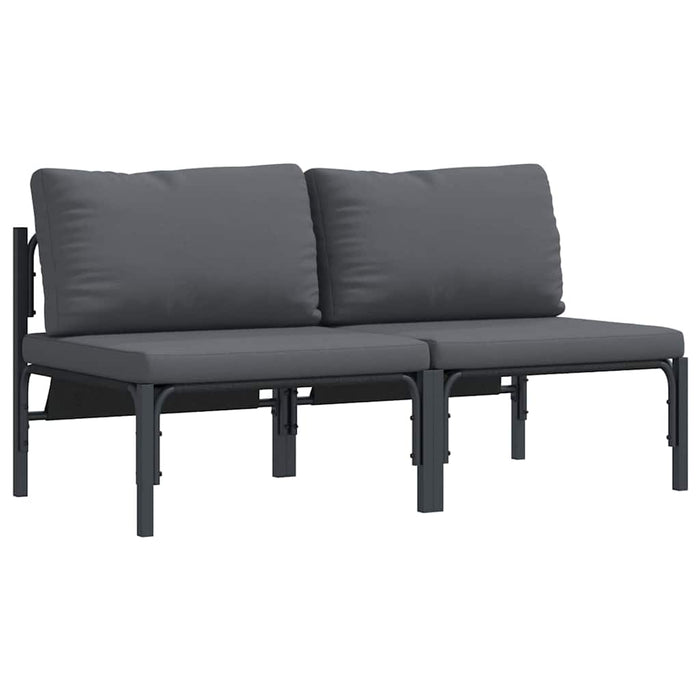 Seturi de mobilier de exterior cu pernă cu pernă 2 pcs Antracit - WALTI WALTI