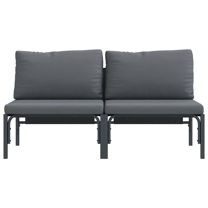 Seturi de mobilier de exterior cu pernă cu pernă 2 pcs Antracit - WALTI WALTI