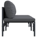 Seturi de mobilier de exterior cu pernă cu pernă 2 pcs Antracit - WALTI WALTI