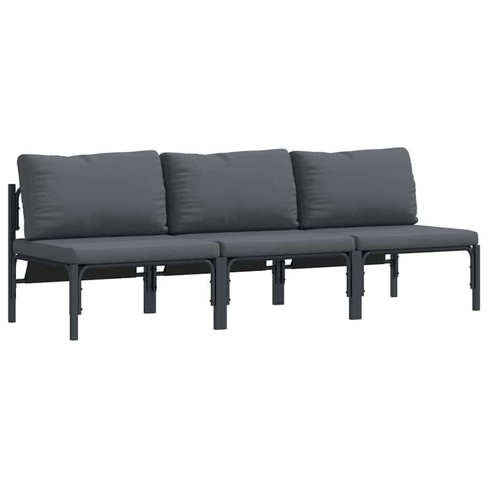 Seturi de mobilier de exterior cu pernă cu pernă 3 pcs Antracit - WALTI WALTI