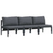 Seturi de mobilier de exterior cu pernă cu pernă 3 pcs Antracit - WALTI WALTI