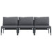 Seturi de mobilier de exterior cu pernă cu pernă 3 pcs Antracit - WALTI WALTI