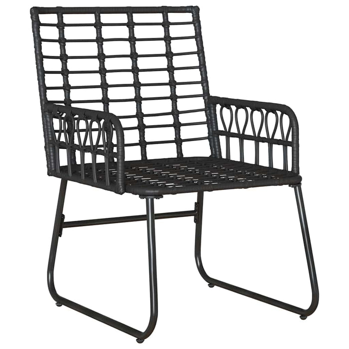 Set de masă pentru grădină 3 pcs Negru, Antracit - WALTI WALTI