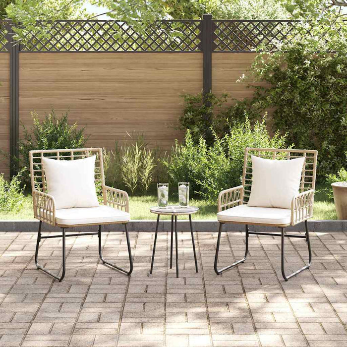 Set de masă pentru grădină 3 pcs Negru, Antracit - WALTI WALTI