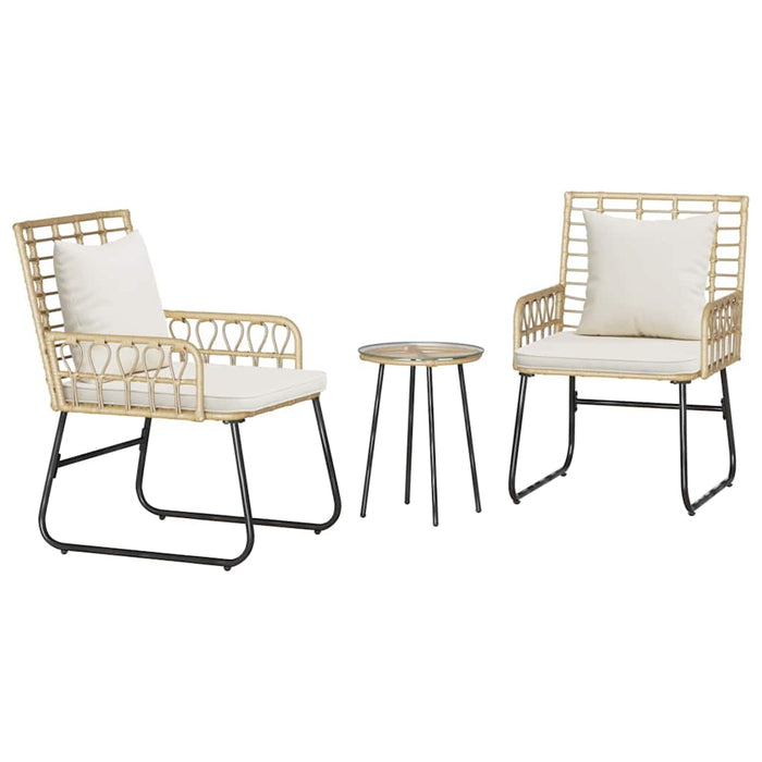 Set de masă pentru grădină 3 pcs Negru, Antracit - WALTI WALTI