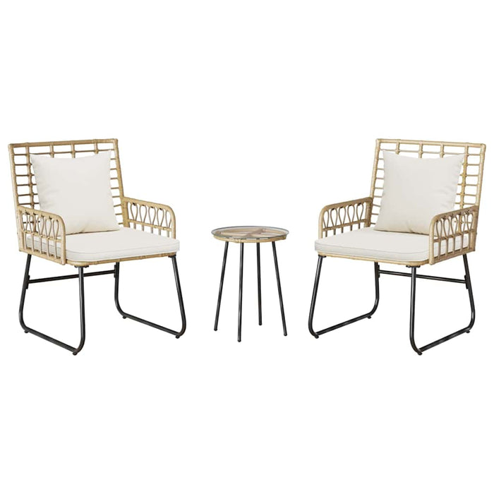 Set de masă pentru grădină 3 pcs Negru, Antracit - WALTI WALTI