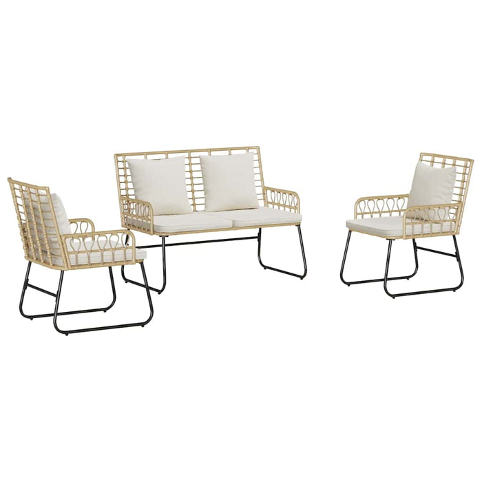 Set de masă pentru grădină 3 pcs Negru, Antracit - WALTI WALTI