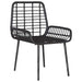 Set de masă pentru grădină 3 pcs Negru, Antracit - WALTI WALTI