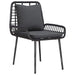 Set de masă pentru grădină 3 pcs Negru, Antracit - WALTI WALTI