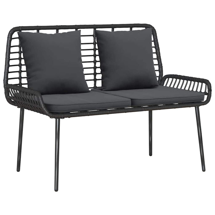 Set de masă pentru grădină 3 pcs Negru, Antracit - WALTI WALTI