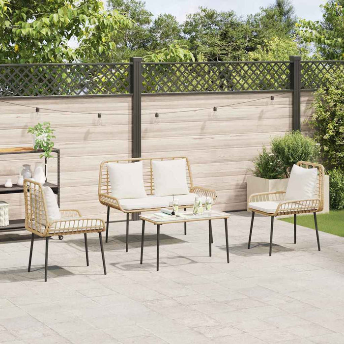Set de masă pentru grădină 3 pcs Negru, Antracit - WALTI WALTI